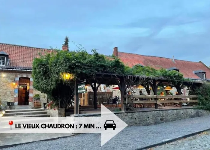 Familial 6 Pers Balneo Proche Pairi Daiza *