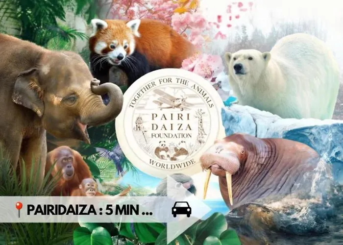 Familial 6 Pers Balneo Proche Pairi Daiza Ferienhaus Brugelette