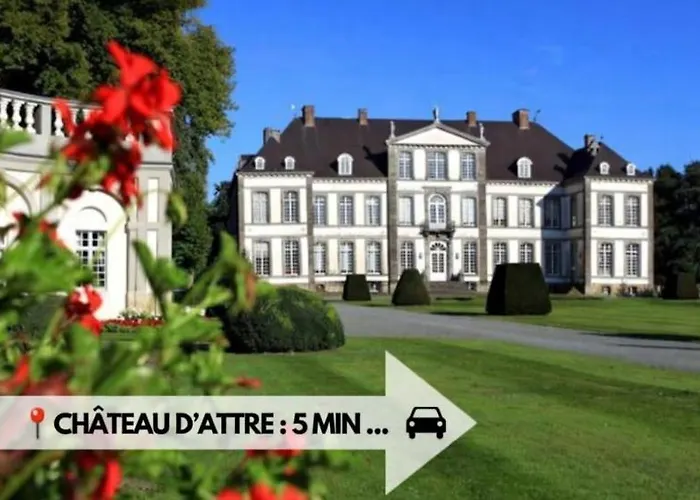 Familial 6 Pers Balneo Proche Pairi Daiza Ferienhaus